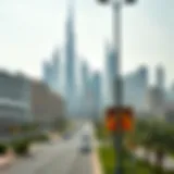 Dubai skyline illustrating urban safety measures