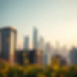 Luxurious Dubai skyline showcasing modern architecture