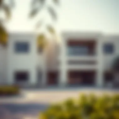 Exterior view of a budget-friendly educational institution