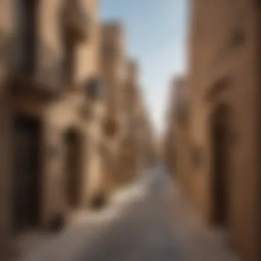 Charming Alleys of Al Fahidi Scenic view of Al Fahidi's narrow alleys and buildings