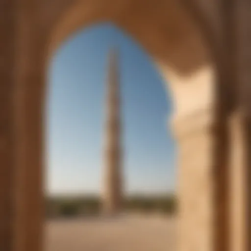 Traditional wind tower architecture in Al Fahidi