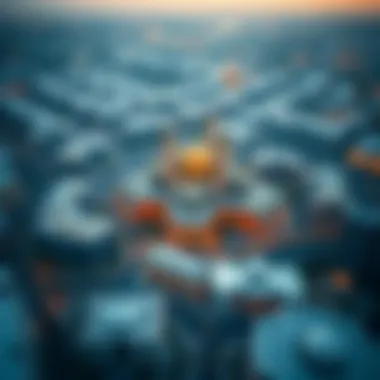 Aerial view of Al Habtoor in Sharjah showcasing its vibrant community