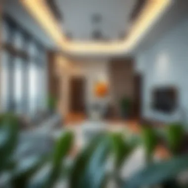 Modern Residential Interior in Al Khail Gate Interior of a modern residential unit in Al Khail Gate