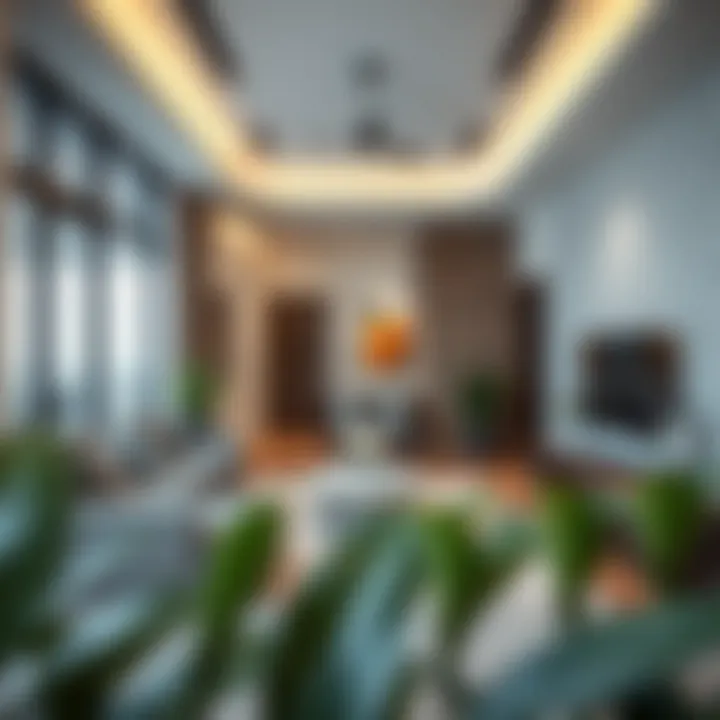 Modern Residential Interior in Al Khail Gate Interior of a modern residential unit in Al Khail Gate