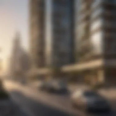 Impact of Al Muteena on Dubai's Urban Development Urban landscape showing the impact of Al Muteena on local development