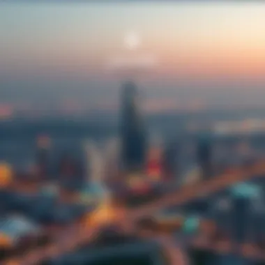 Strategic Location of Al Rahba City An illustration highlighting the strategic location of Al Rahba City within the UAE.