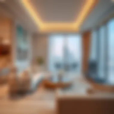 Luxury Interiors of Al Sharafi Building Interior shot of a luxurious apartment within the Al Sharafi Building