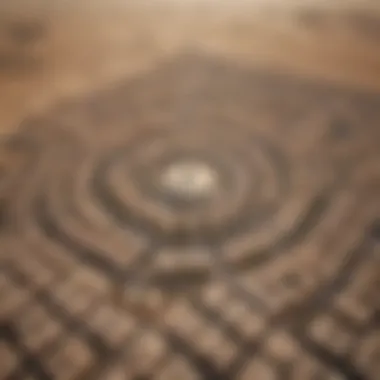 Aerial view of Al Touba Al Ain showcasing its unique landscape