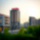 A vibrant skyline view of Al Warsan 4 showcasing modern architecture