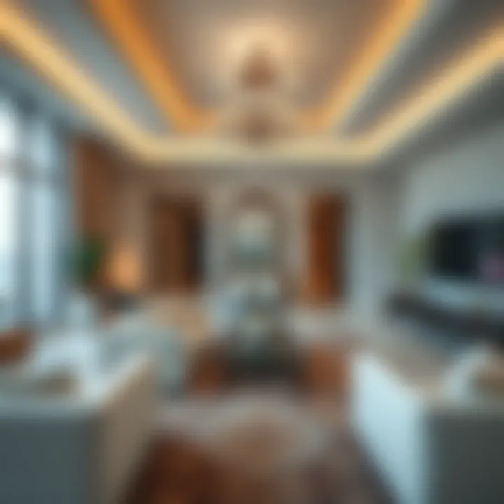 Luxurious interior of a residence in Al Zarooni Building