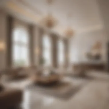 Luxurious Interiors and Premium Finishes Luxurious interior of a villa highlighting premium finishes and spacious layout