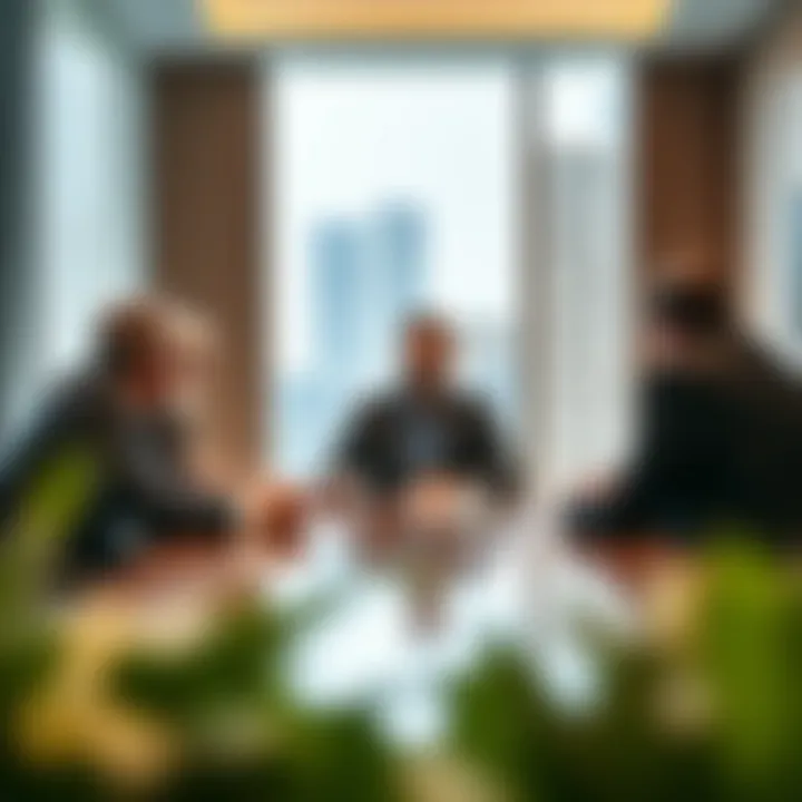 Investment Strategies in Real Estate Investors discussing strategies in a meeting room