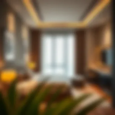 Chic Bachelor Room Design in Dubai Stylish bachelor room interior