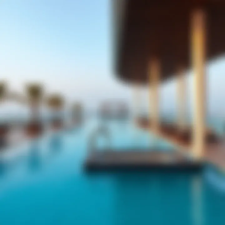 Luxury Infinity Pool Experience Luxurious infinity pool at a high-end resort in Dubai