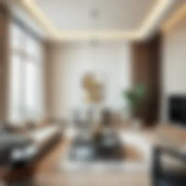 Interior Design of Bianca Town House Luxurious interior design of a Bianca Town House unit