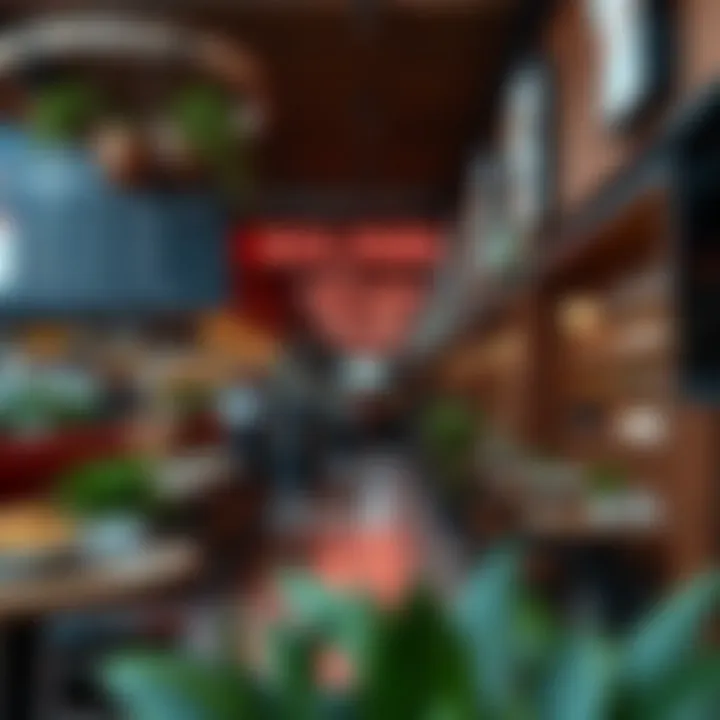 Diverse culinary offerings from various Box Park eateries