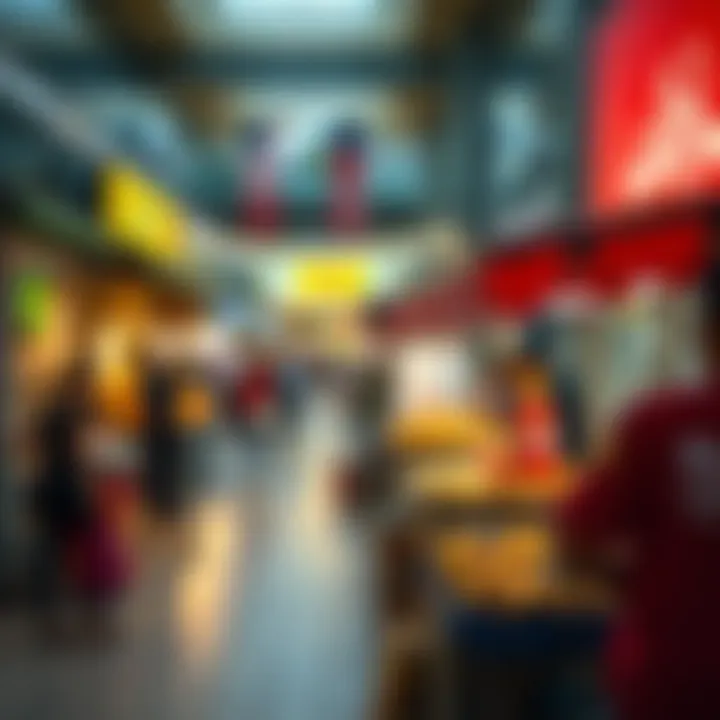 Street Food Sensations Delicious street food options available at Burjuman Mall