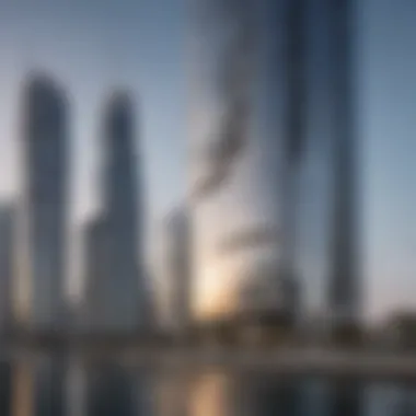 Modern architectural designs in Business Bay