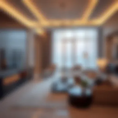 Interior Sophistication in Damac Living Spaces Luxurious living room interior design within a Damac Residence