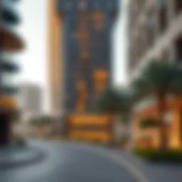 A stunning view of DIFC Gate Village 8 showcasing its modern architectural design