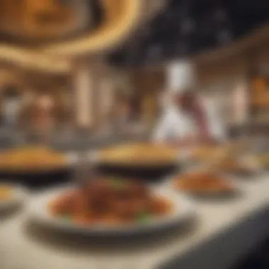 International Cuisines at Nakheel Mall A selection of international dishes beautifully presented