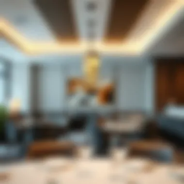 Dining area with a sophisticated atmosphere