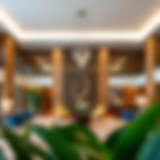 Luxurious DoubleTree by Hilton lobby showcasing elegant design