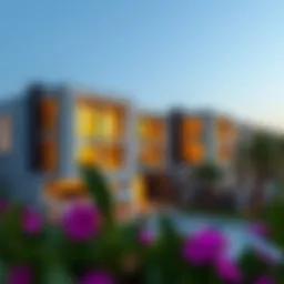 Modern residential buildings in Remraam