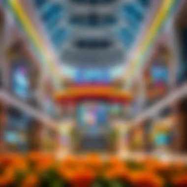 A vibrant entertainment zone within EHS Ibn Battuta Mall