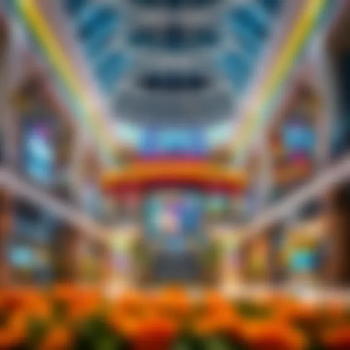 A vibrant entertainment zone within EHS Ibn Battuta Mall