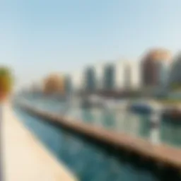 Breathtaking view of the waterfront promenade showcasing its architectural brilliance