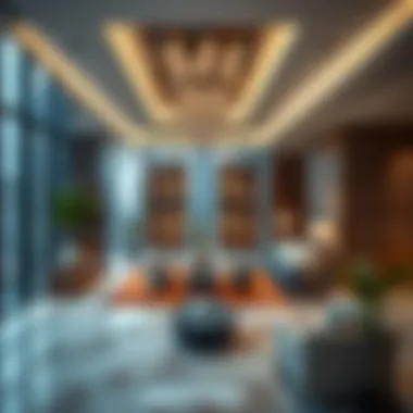 Functional Zones of 29 Boulevard Tower Two Functional zones within the floor plan of 29 Boulevard Tower Two