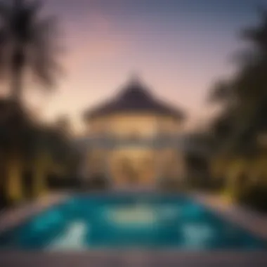 Enhancing Property Value with Gazebos An overview of a residential property with a prominent gazebo enhancing property value