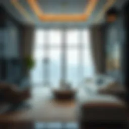 Luxurious Dubai living room with modern decor