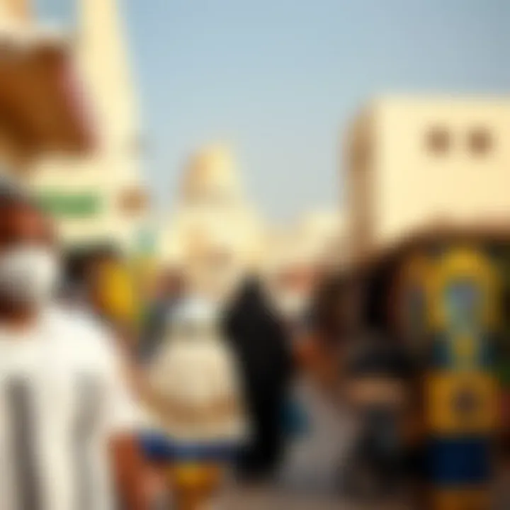 Local market showcasing vibrant culture in Ibtown Al Zahya