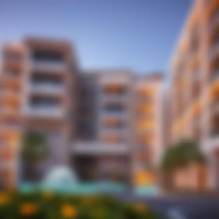 Modern residential building in Ibtown Al Zahya