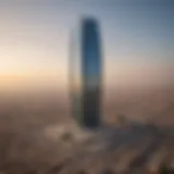 Stunning view of JAFZA One Tower showcasing its modern architecture