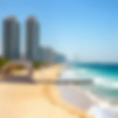 The Mesmerizing Shoreline of JBR Beach Golden sands and azure waters of JBR Beach