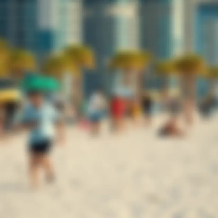 Dynamic Activities Capturing the Essence of JBR Vibrant beach atmosphere with activities