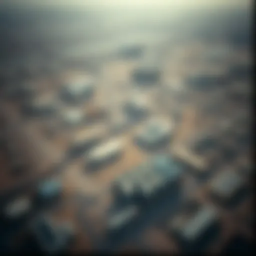 Aerial View of Jebel Ali Free Zone Aerial view of Jebel Ali Free Zone showcasing its vast industrial landscape