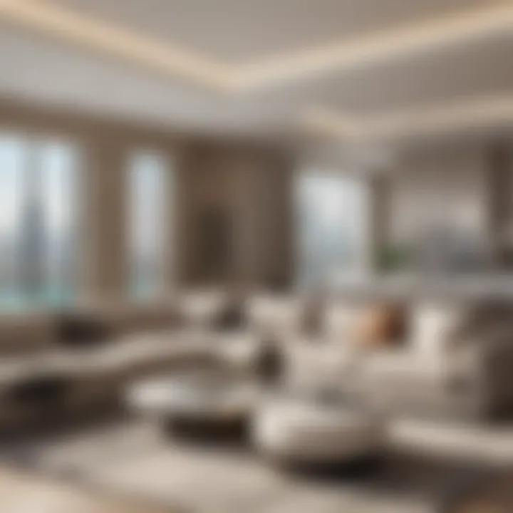 Stylish apartment interiors that highlight the elegance of JLT Cluster V properties