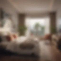 Cozy studio room interior in Karama