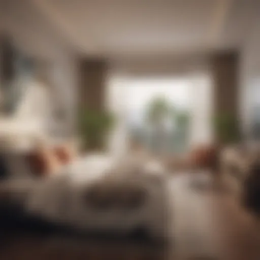 Cozy studio room interior in Karama