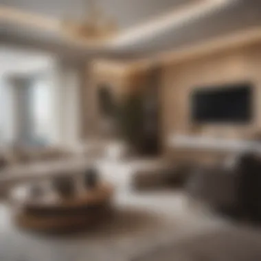 Contemporary Interior Design A modern interior design snapshot of Liv Lux, illustrating high-end finishes and contemporary style