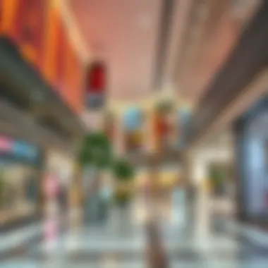 Diverse retail outlets at Lulu WTC Mall presenting a variety of shopping options