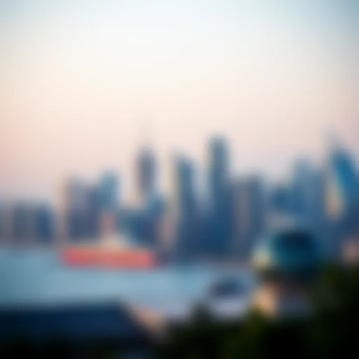 Stunning skyline of مرسى خور دبي