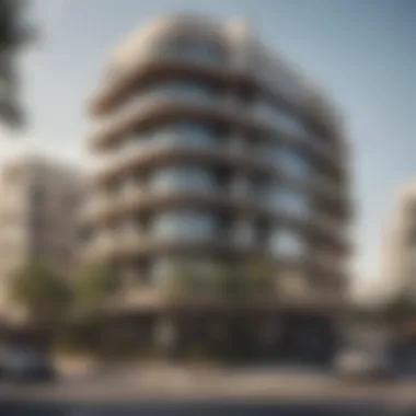 Real Estate Opportunities in Muteena Deira Modern residential building in Muteena Deira highlighting real estate opportunities