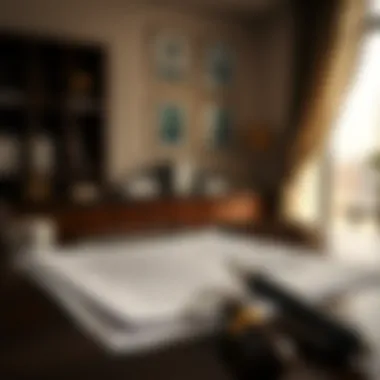 Navigating Real Estate Regulations Legal documents and contracts on a desk, symbolizing real estate regulations