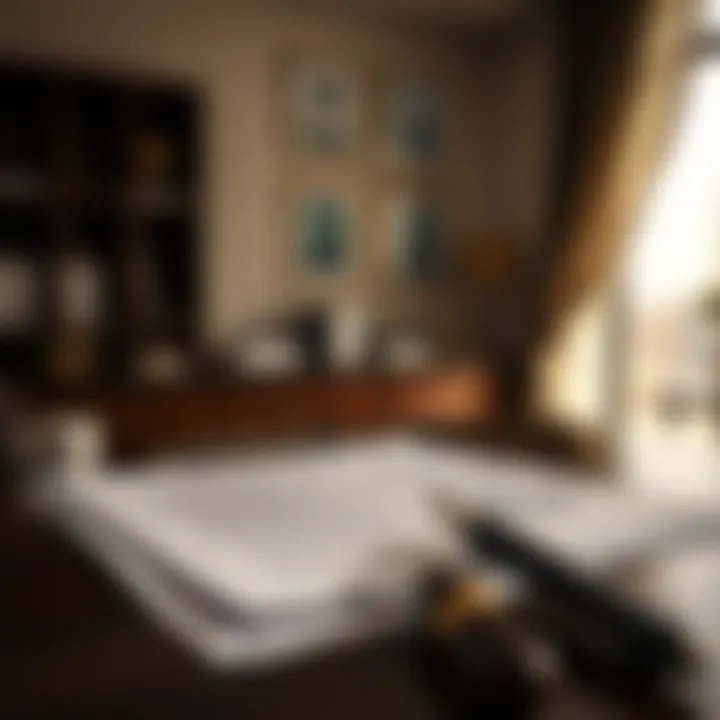 Navigating Real Estate Regulations Legal documents and contracts on a desk, symbolizing real estate regulations