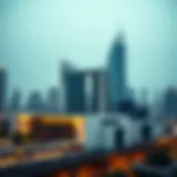 Modern Dubai skyline showcasing luxury properties